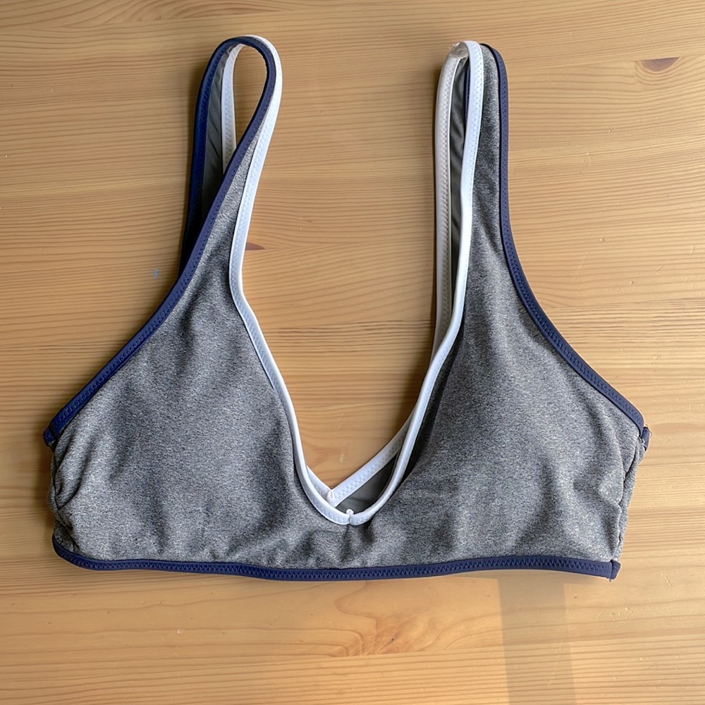 aerie V-neck bikini top